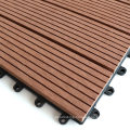 Antiscratch Anticorrosion Barefoot Friendly 300X300mm Outdoor WPC Decking Tile